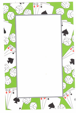 PLAYING CARDS AND DICE - BLANK STOCK