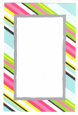 FUNKY DIAGONAL STRIPES - BLANK STOCK