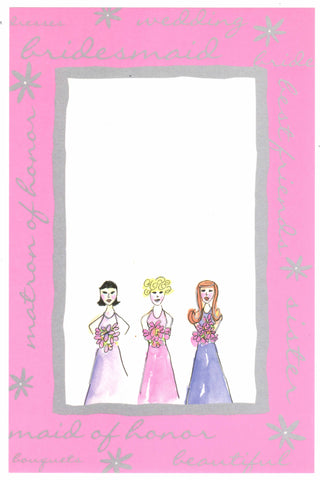 VELLUM BRIDESMAIDS - BLANK INVITATION