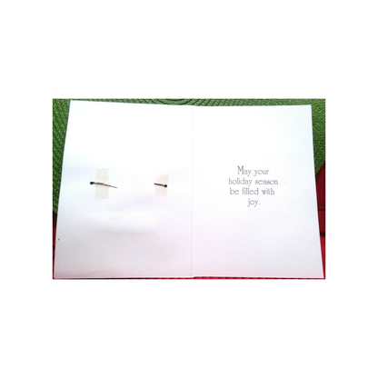 JOY CARD WREATH 3D BOXED GREETING CARDS