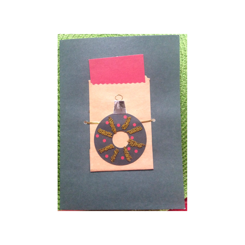 JOY CARD WREATH 3D BOXED GREETING CARDS