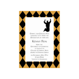 JUMPING FOR GRADUATION CUSTOM INVITATION