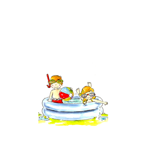 KIDS POOL - BLANK STOCK INVITATION