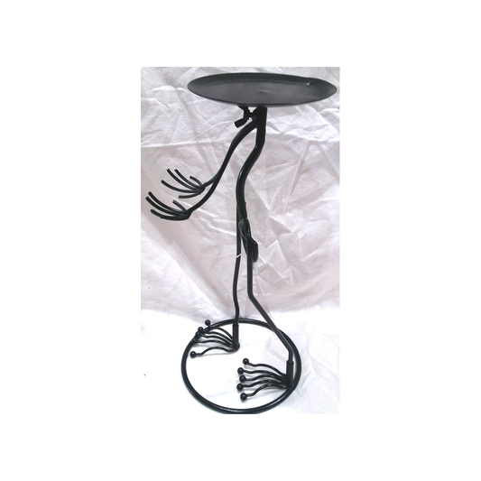 LADY SKELETON CANDLE HOLDER