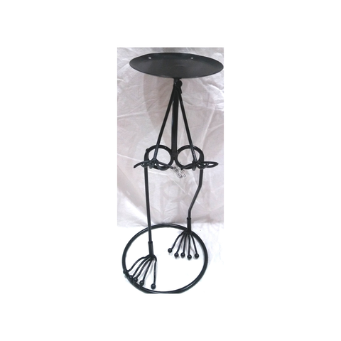 LADY SKELETON CANDLE HOLDER