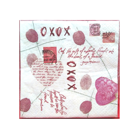 LANGUAGE OF LOVE PAPER LUNCHEON NAPKINS