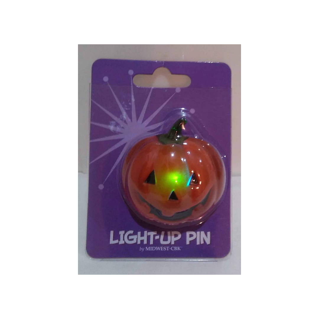 LIGHT UP PUMPKIN PIN