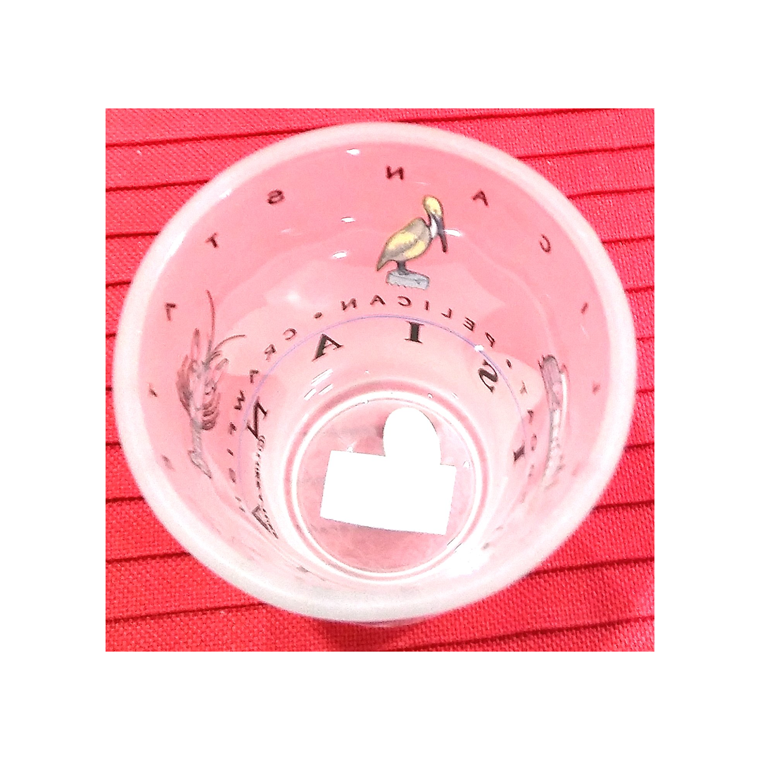 LOUISIANA FROSTED SHOT GLASS