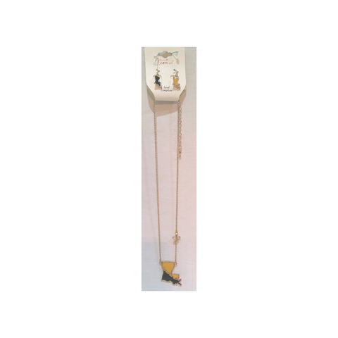 LOUISIANA STATE NECKLACE EARRING SET