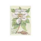 MAGNOLIA BRANCH CUSTOM INVITATION