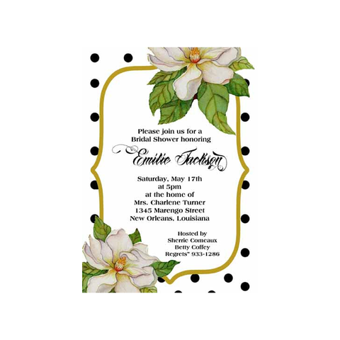 MAGNOLIA CORNERS CUSTOM INVITATION