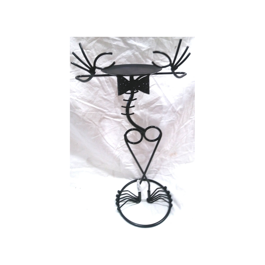 MAN SKELETON CANDLE HOLDER