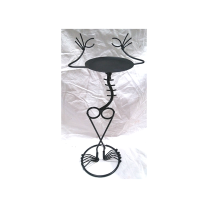 MAN SKELETON CANDLE HOLDER