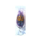 MARDI GRAS HURRICANE STYLE GLASS