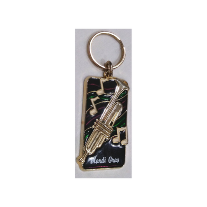 MARDI GRAS KEYCHAIN