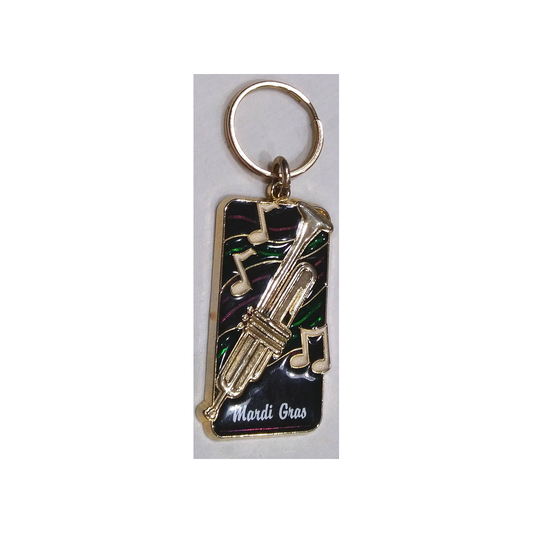 MARDI GRAS KEYCHAIN