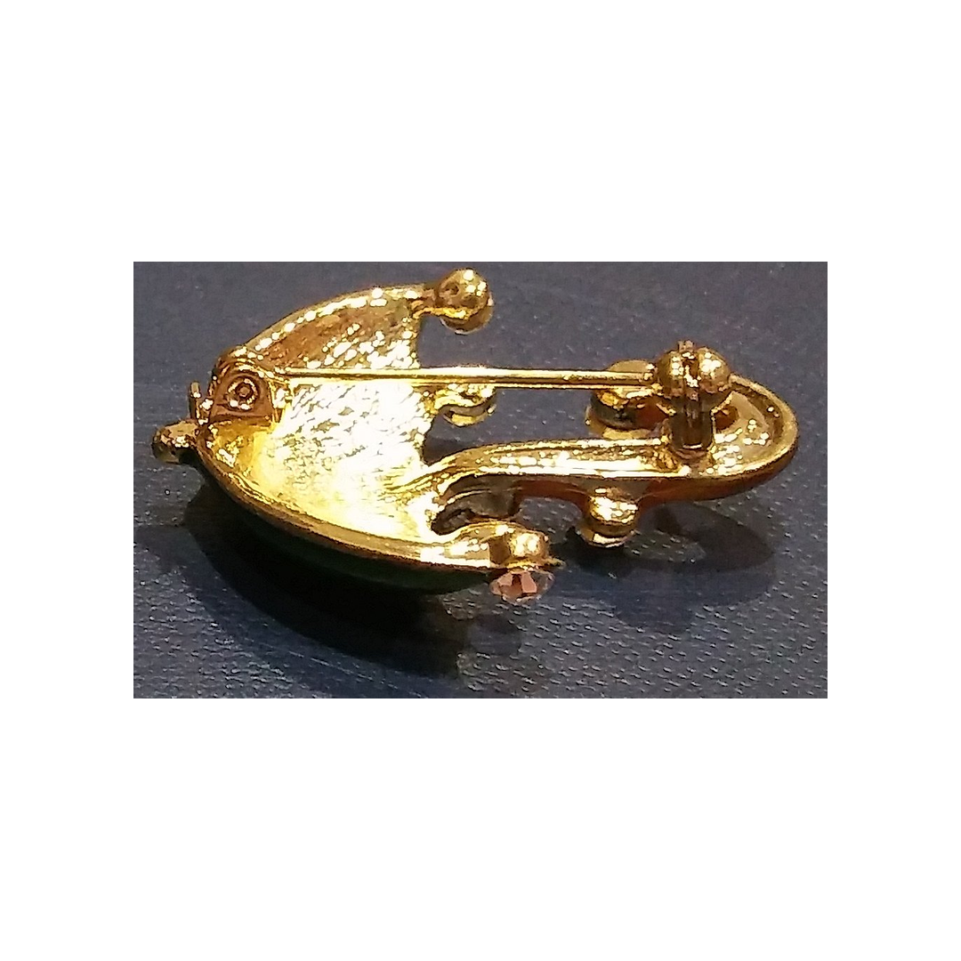 MARDI GRAS UMBRELLA BROOCH/PIN