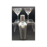 MARTINI SHAKER & GLASSES SET