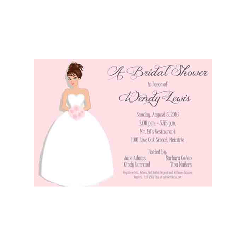 MELISSA BRIDE CUSTOM INVITATION
