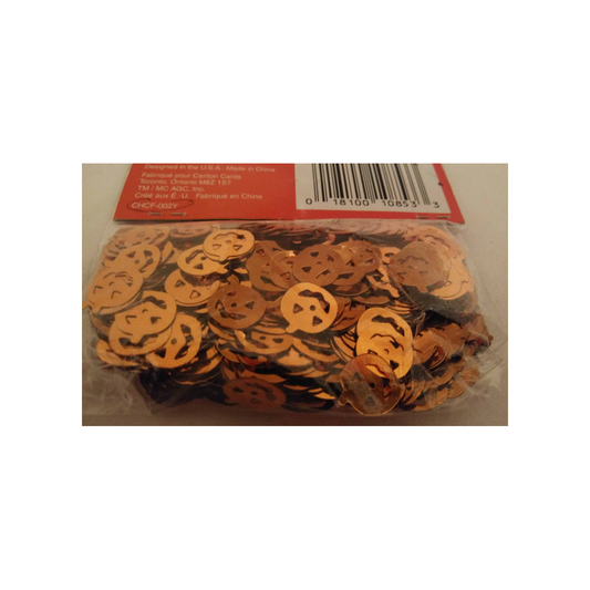 METALLIC PUMPKIN CONFETTI