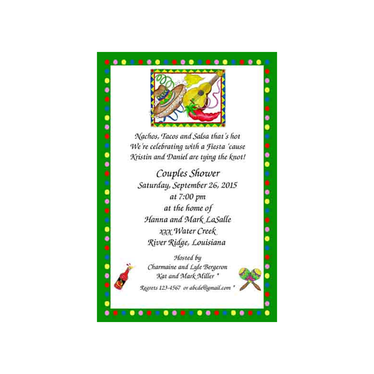 MEXICAN ICONS CUSTOM INVITATION