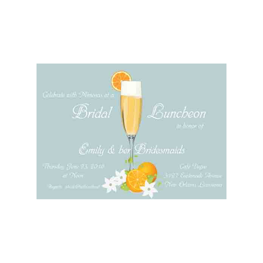 MIMOSA CUSTOM INVITATION