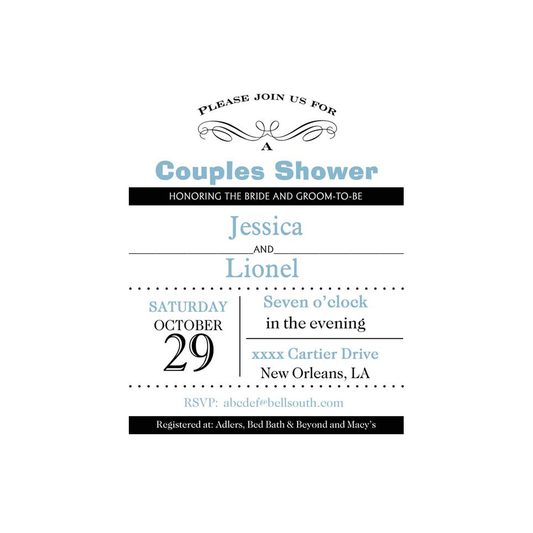 MODERN LAYOUT CUSTOM INVITATION