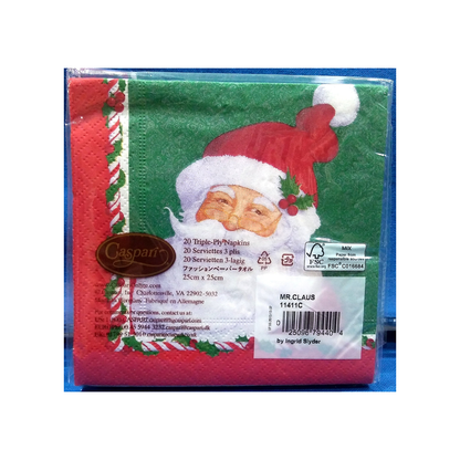 MR. CLAUS CASPARI PAPER BEVERAGE NAPKINS