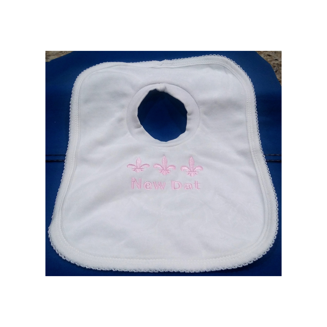 NEW DAT PINK PULL OVER BIB
