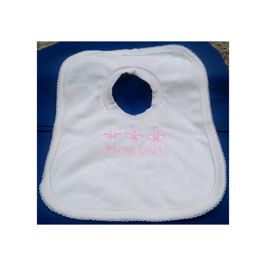NEW DAT PINK PULL OVER BIB
