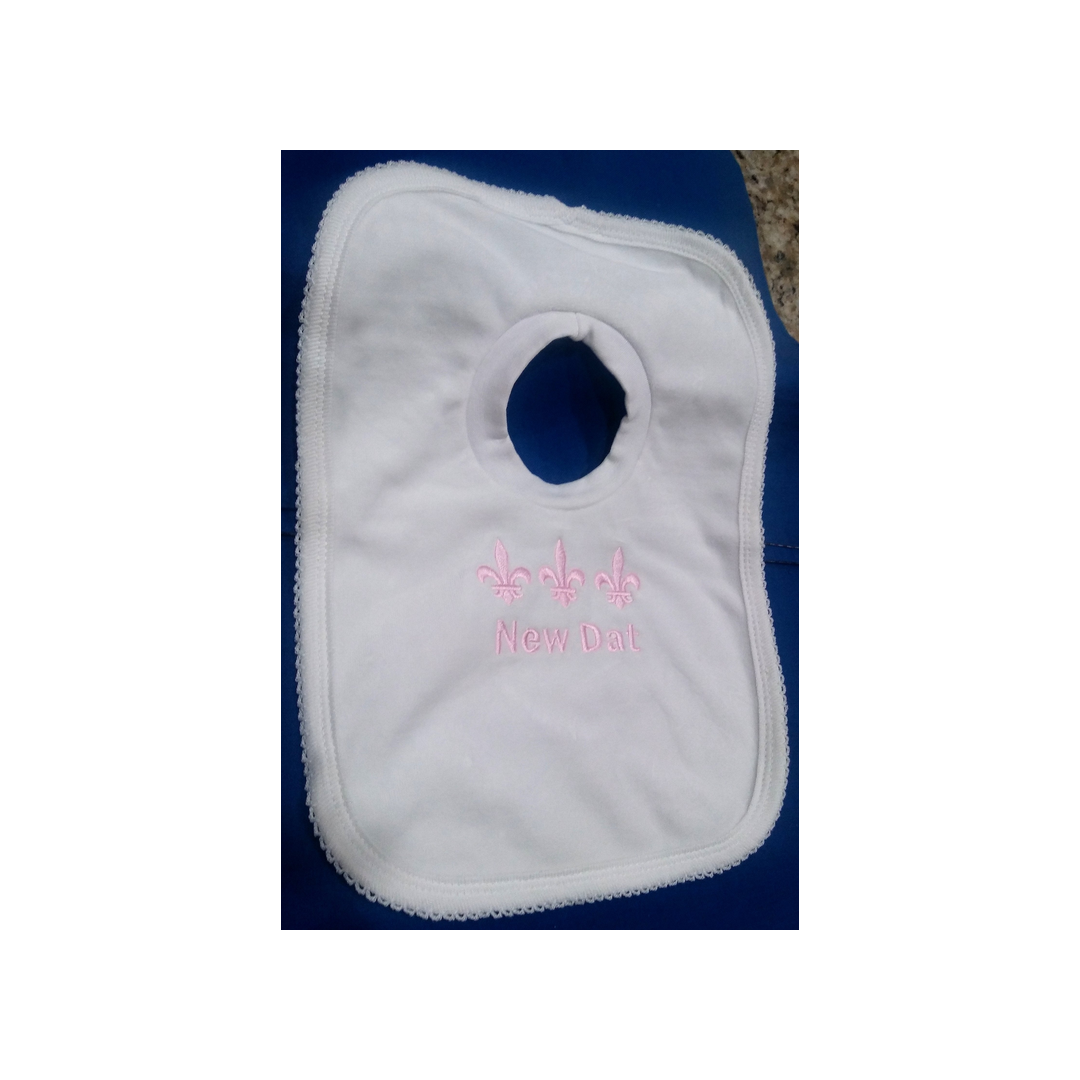 NEW DAT PINK PULL OVER BIB