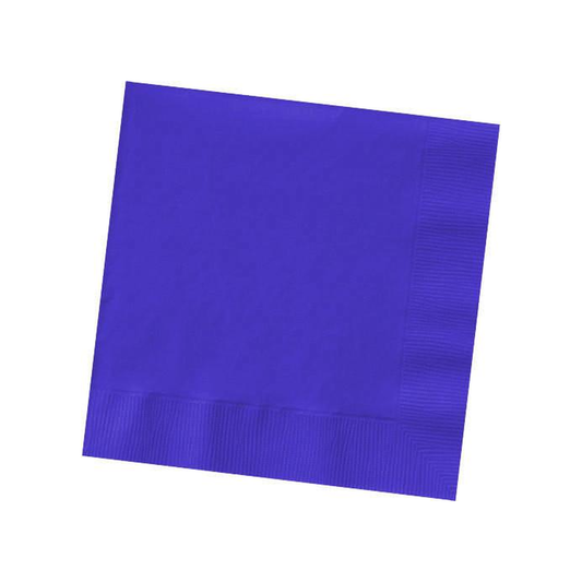 NEW PURPLE 3 PLY BEVERAGE NAPKINS