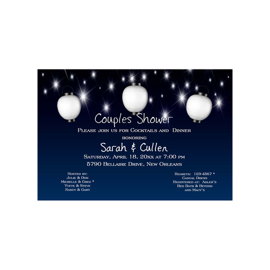 NIGHT LANTERNS CUSTOM INVITATION