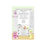 OPEN ARMOIRE CUSTOM INVITATION
