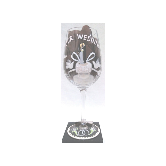 OUR WEDDING WINE GLASS