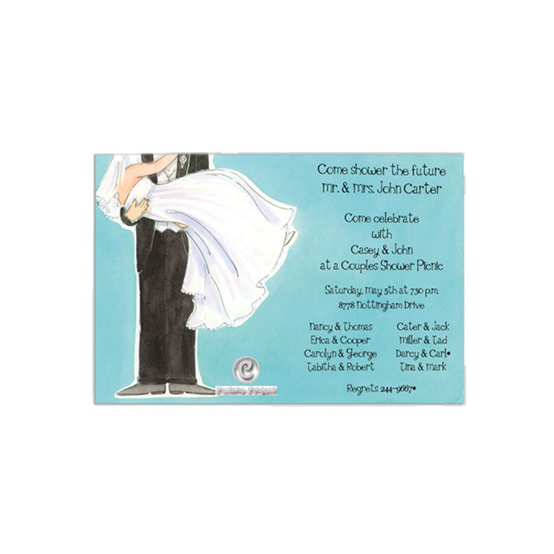 OVER THE THRESHOLD - BLANK STOCK INVITATION