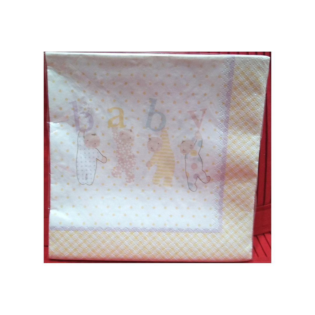 PAJAMA BABIES LUNCHEON NAPKINS