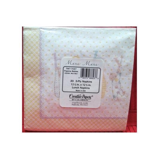 PAJAMA BABIES LUNCHEON NAPKINS
