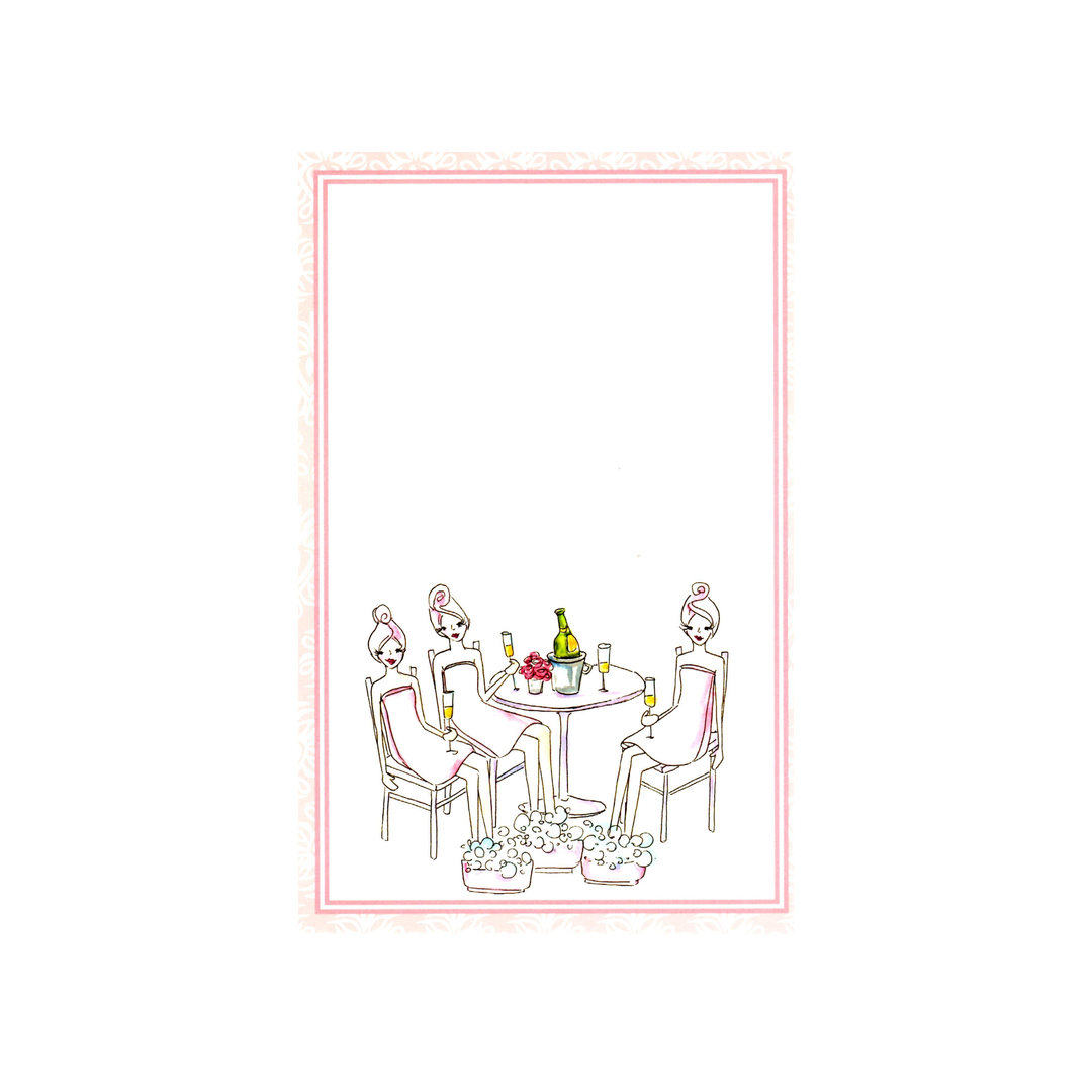 PAMPERED GIRLS - BLANK STOCK INVITATION