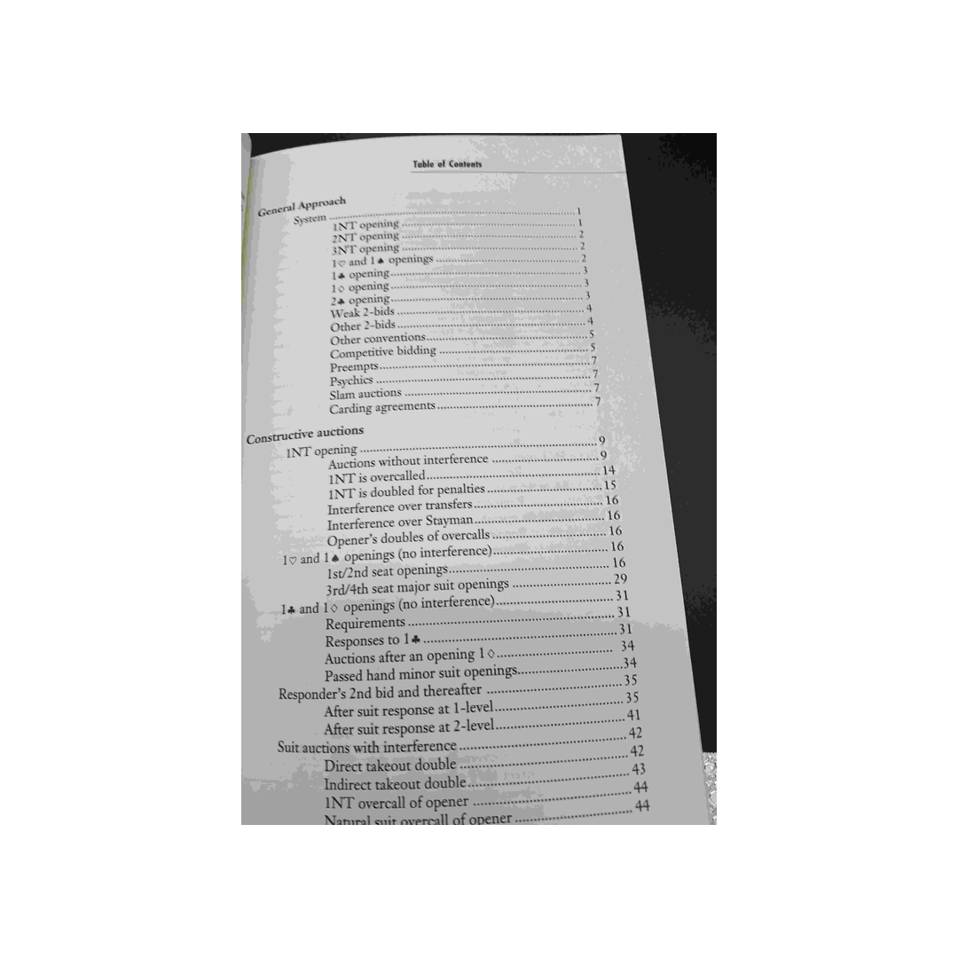 PARTNERSHIP BIDDING WORKBOOK