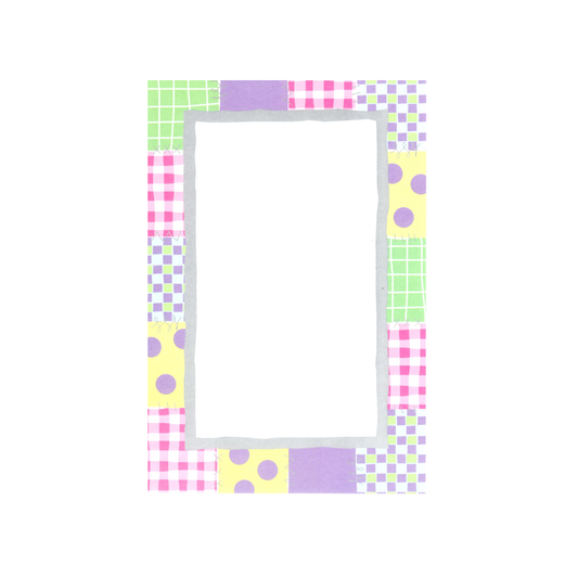 PATCHWORK QUILT - BLANK STOCK INVITATION