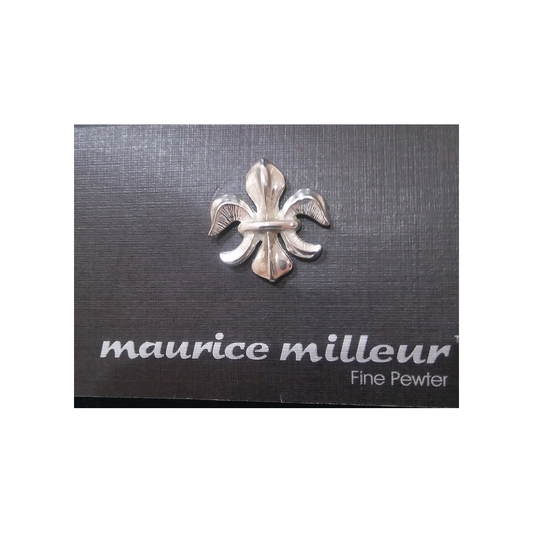 PEWTER FLEUR DE LIS PIN/BROOCH