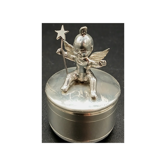 PEWTER TOOTH FAIRY BOX