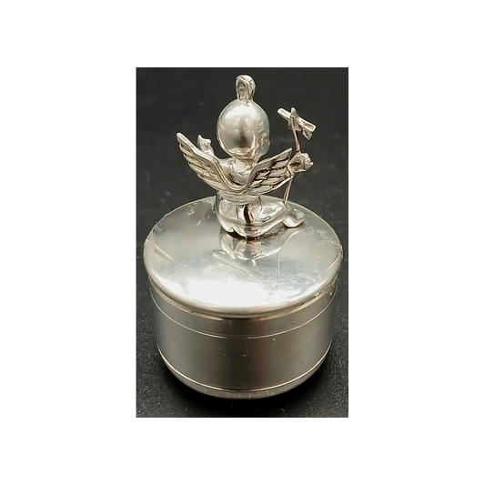 PEWTER TOOTH FAIRY BOX