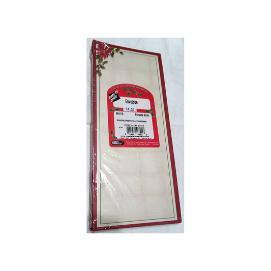 POINSETTIA BLOOM ENVELOPES