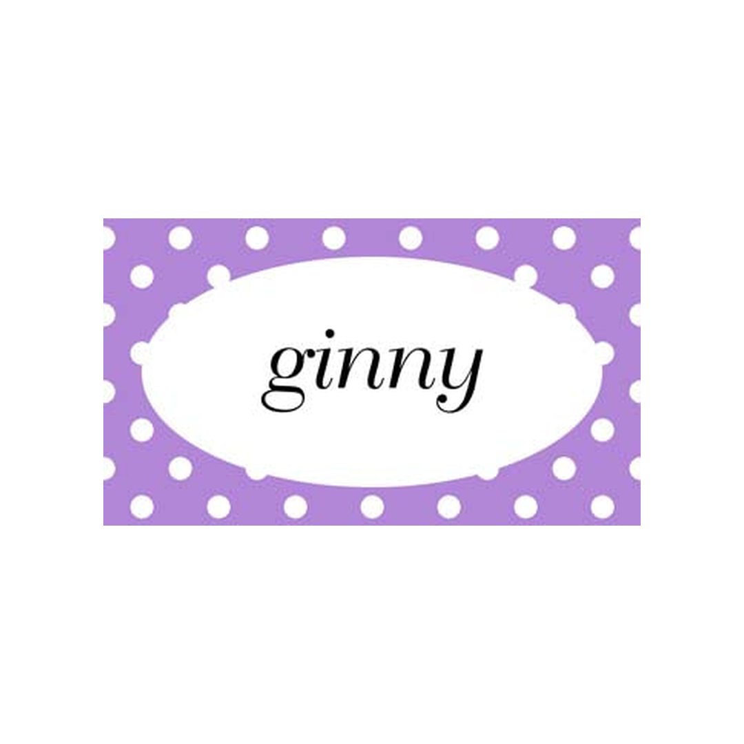 POLKA DOTS PERSONALIZED GIFT OR CALLING CARDS