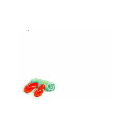 POOL LOUNGER - BLANK STOCK INVITATION