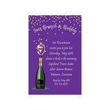 POPPED CHAMPAGNE BOTTLES CUSTOM INVITATION