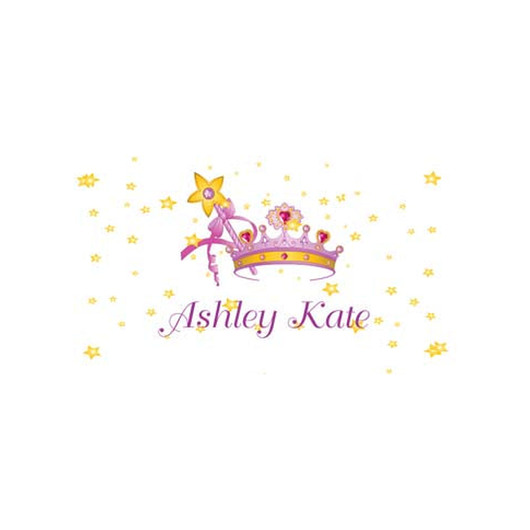 PRINCESS CROWN AND SEPTOR PERSONALIZED GIFT OR CALLING CARDS