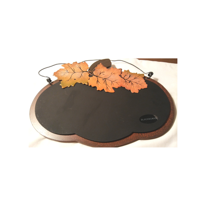 PUMPKIN BLACKBOARD WITH HANGER
